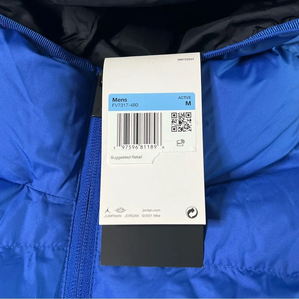 Jordan Brooklyn Puffer Jacket Men’s Size Medium
